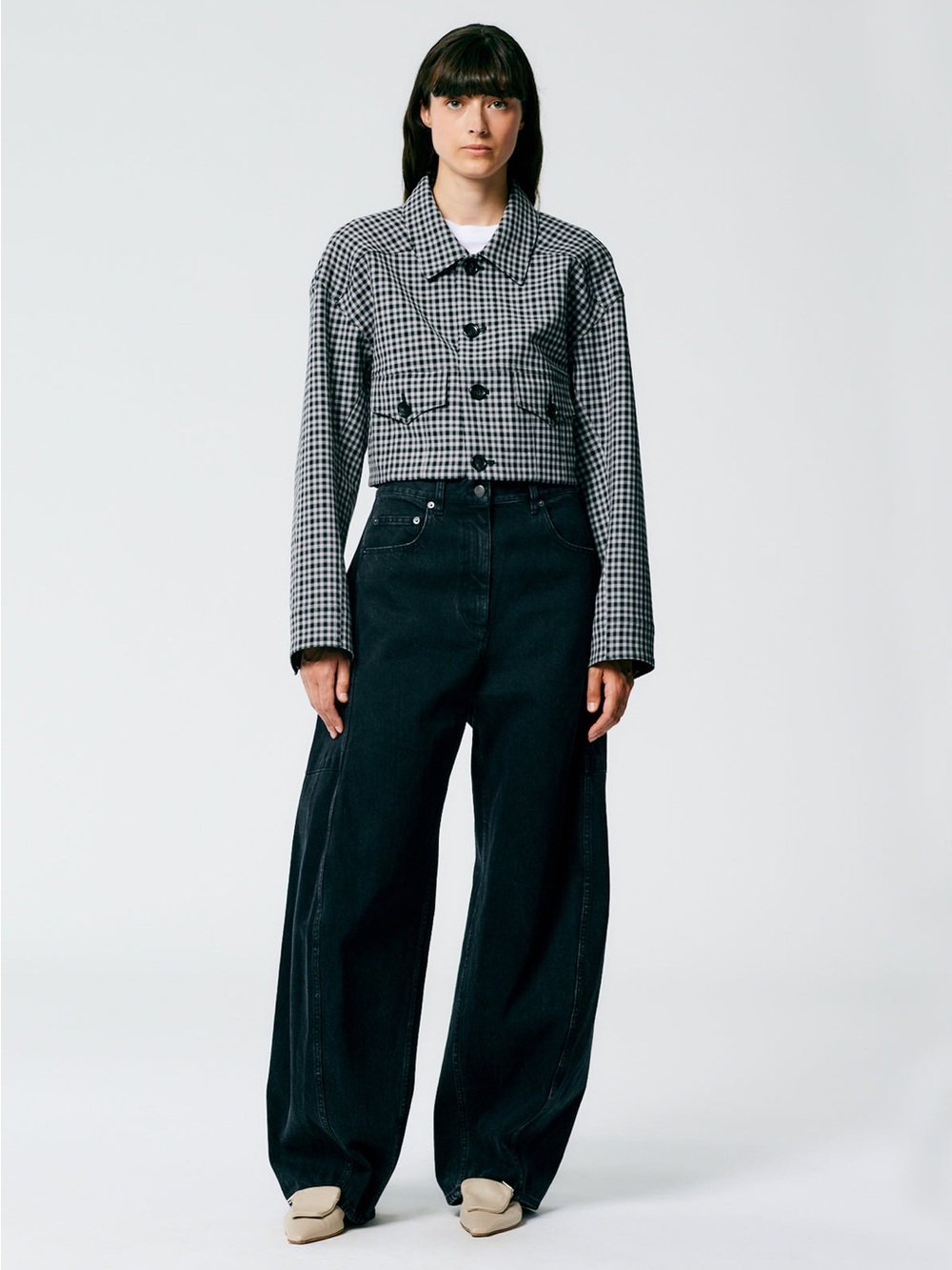 Tibi Black Sid Jeans